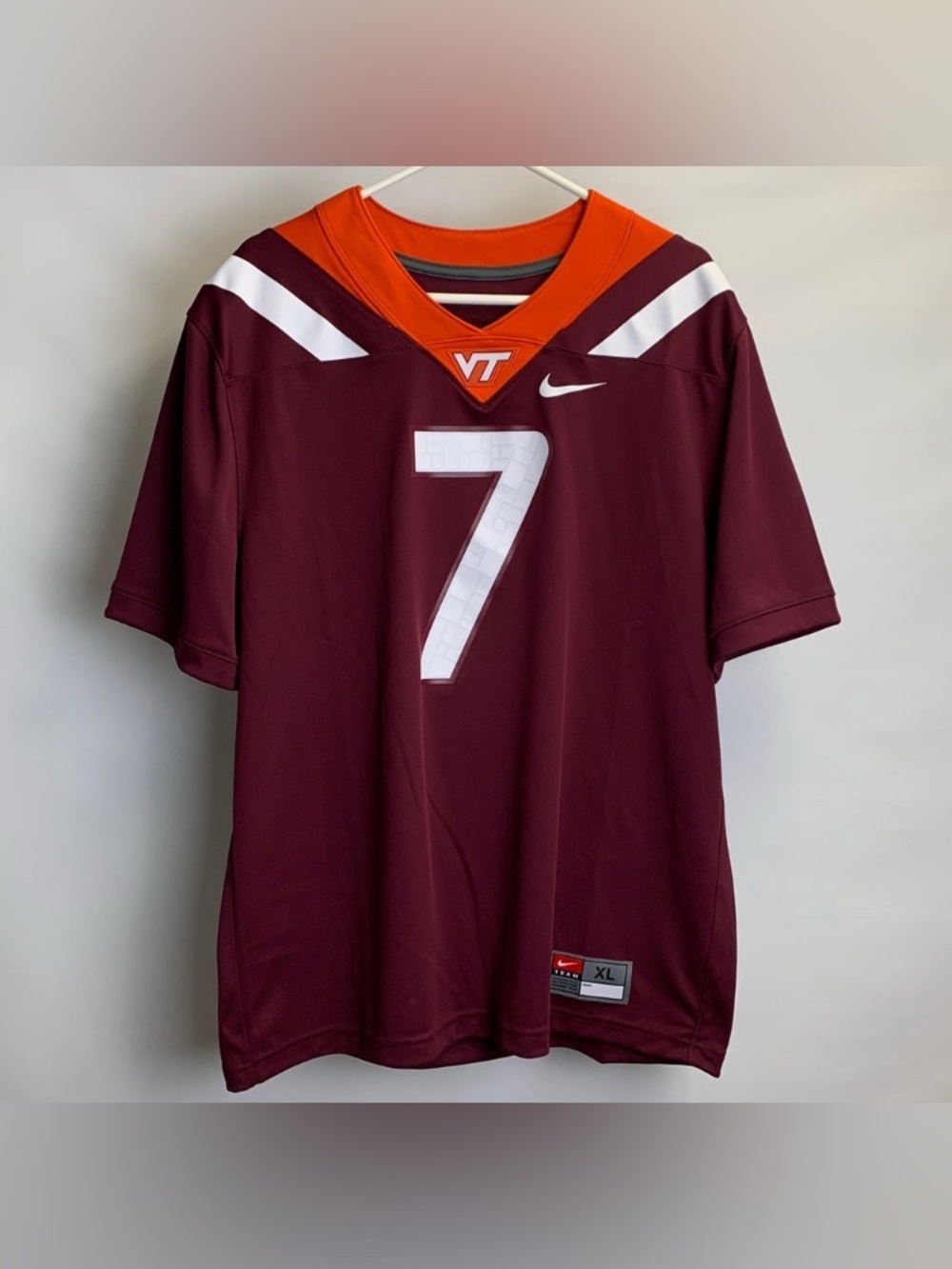 Virginia Tech Hokies Michael Vick Dri-Fit Alumni Player Game Jersey Mens Size XL